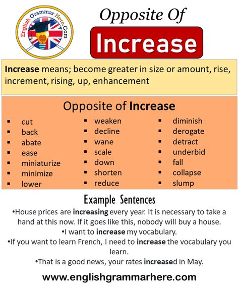 increase antonym